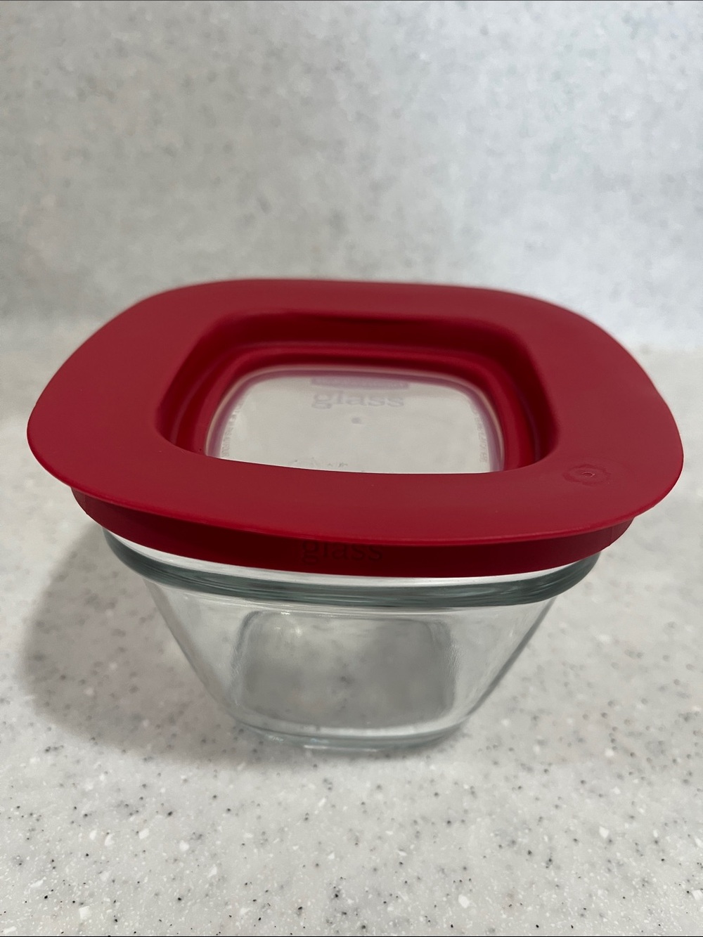 Rubbermaid Glass Container 1.5-cup/354mL 7N61 W/Lid Made USA Food Storage
